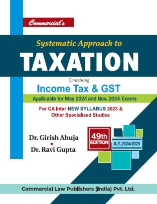 CA Inter Systematic Approach to Taxation Girish Ahuja May 24