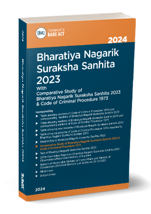 Taxmann Bharatiya Nagarik Suraksha Sanhita 2023 Edition 2024