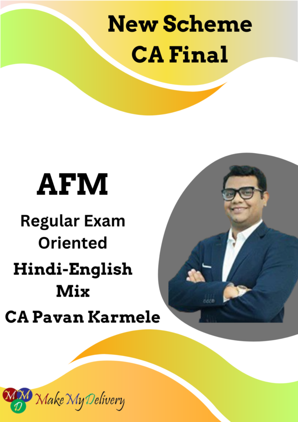 CA Final AFM Exam Oriented New By CA Pavan Karmele May 24