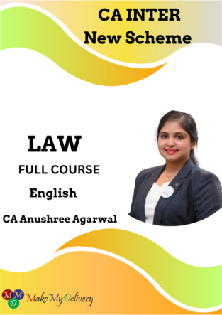 CA Inter Law English By CA Anushree Agarwal May 2024 Exam