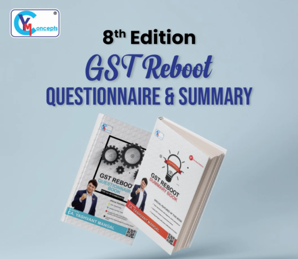 CA Inter GST ReBoot Book New Syllabus By CA Yashvant Mangal