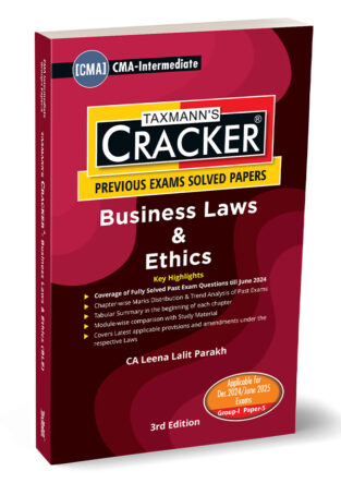 CMA Inter Cracker Business Laws & Ethics (2022 Syllabus)