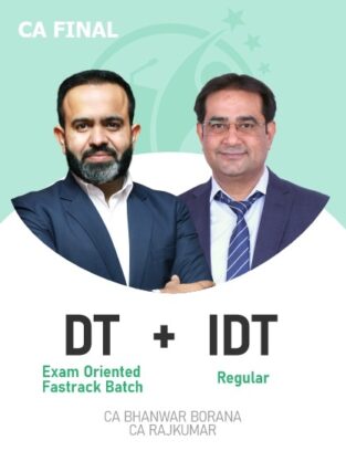 CA Inter DT & IDT (Exam Oriented – Regular Batch May 24