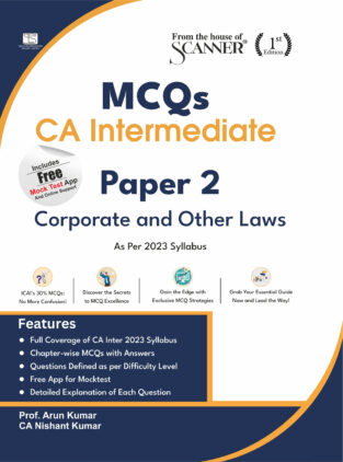 Scanner CA Inter Corporate Other Laws MCQ Arpita Ghose May 24