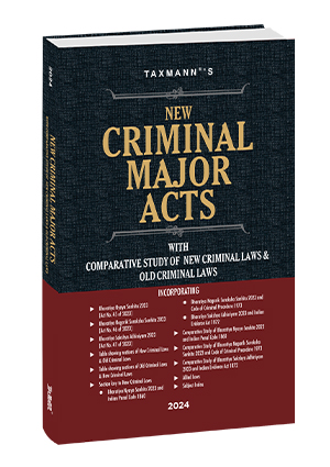 Taxmann Combo New Criminal Laws Edition 2024