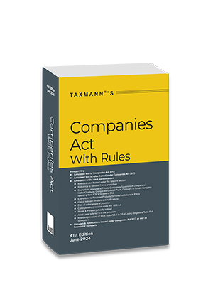 Taxmann Companies Act with Rules Paperback Pocket Edition