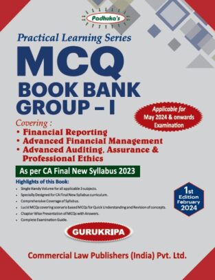 CA Final Padhuka MCQ Book Bank Group 1 May 24 Exam