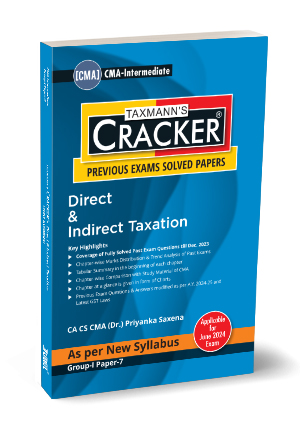 Craker CMA Inter Direct & Indirect Taxation June 24 Exam
