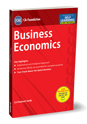 CA Foundation Study Material Business Economics June 2024
