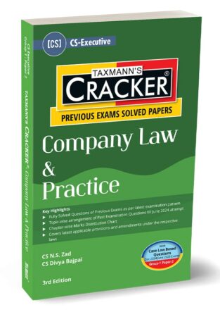 Cracker Company Law & Practice New Syllabus By N.S. Zad