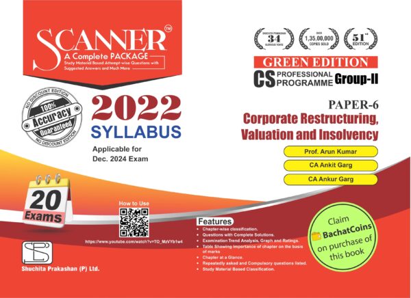 Scanner Resolution Corporate Restructuring Valuation