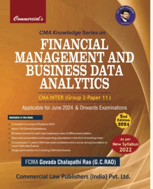CMA Inter F M & Business Data Analytics By G.C. Rao