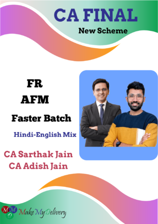 CA Final FR AFM Fasret Batch By Adish Jain Sarthak Jain