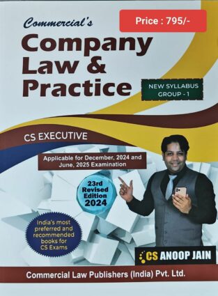 CS Executive Company Law Practice Anoop Jain Dec 24 Exam