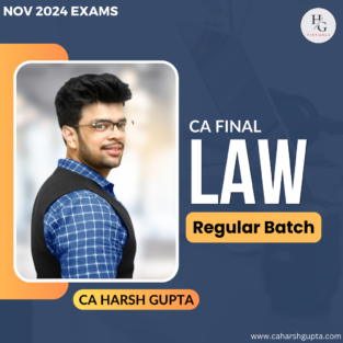  CA Final Law SPOM By CA Harsh Gupta November 2024