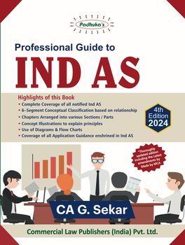 Commercial Professional Guide to IND AS By G. Sekar