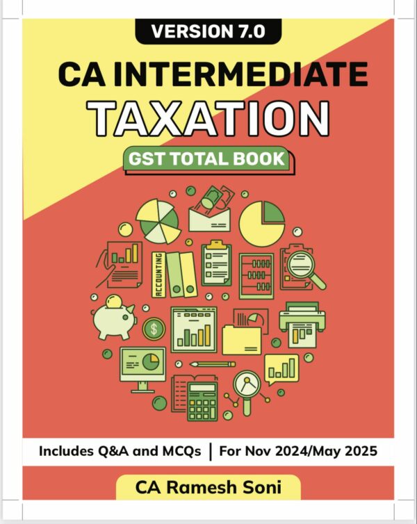 CA Inter Indirect Tax GST Total with Q&A By CA Ramesh Soni