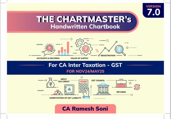 CA Inter Indirect Tax Law Chartbook By CA Ramesh Soni