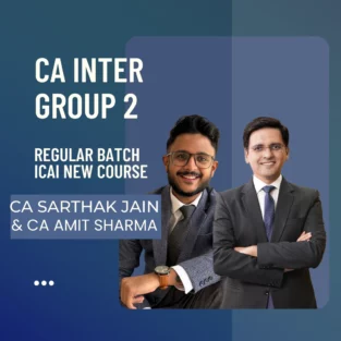 CA Inter Combo Group 2 Audit, Cost, FM/SM By CA Sarthak Jain