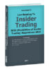 Taxmann Law Relating to Insider Trading Edition May 2024