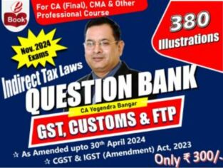 CA Final Indirect Tax Question Bank Yogendra Bangar Nov 24