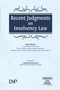 Recent Judgments on Insolvency Law By S Balasubramanian