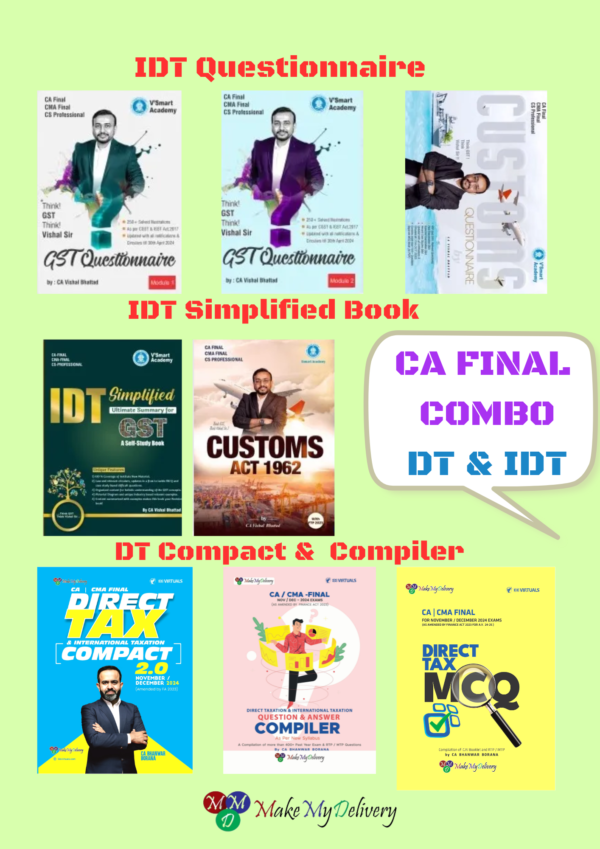 CA Final DT & IDT Book By Vishal Bhattad Bhanwar Borana