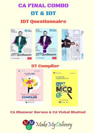 CA Final DT & IDT Book By Vishal Bhattad Bhanwar Borana