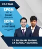 CA Final Laws SET A & SCM SPM SET B By CA Sankalp Kanstiya