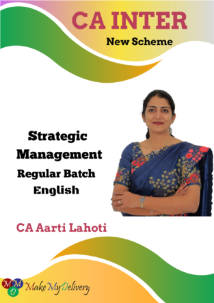 CA Inter SM Regular Batch In English By Aarti Lahoti Sep 24 Exam