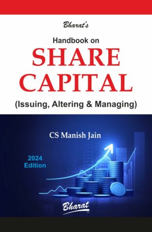 Bharat Share Capital By CA Manish Jain Edition July 2024