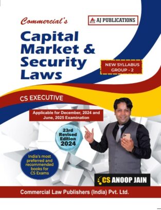 CS Executive Capital Market and Security Laws By CS Anoop Jain