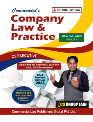 CS Executive Company Law Practice Anoop Jain Dec 24 Exam