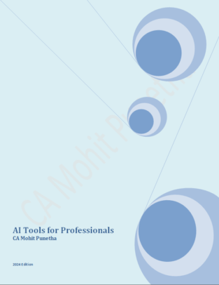E-Book AI Tools for Professionals By CA Mohit Punetha