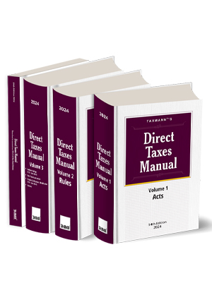 Taxmann Direct Taxes Manual With Return Forms Taxmann