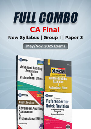 Taxmann CA Final Combo Audit Study Material & Cracker By Pankaj Garg