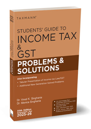 Students Guide Income Tax GST  Problems Solution Vinod K Singhania