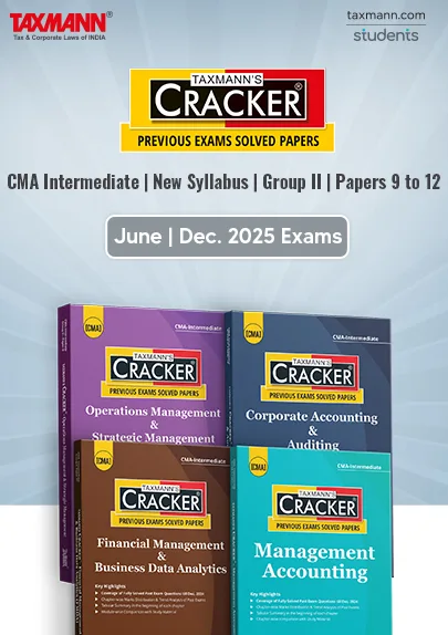 Combo CMA inter Cracker Module 2 Paper 9 to 12 June 25