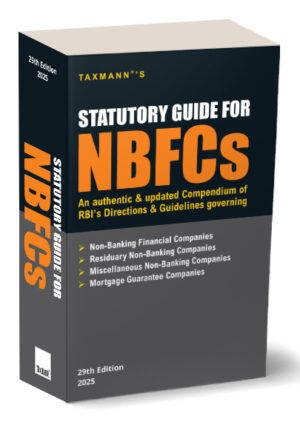 Taxmann Statutory Guide for NBFCs Edition 2025