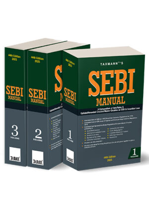 Taxmann SEBI Manual (Set of Three Volumes) Edition 2025