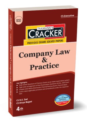 Cracker Company Law & Practice New Syllabus By N.S. Zad