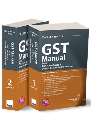 Taxmann GST Manual with GST Law Guide GST Practice Taxmann