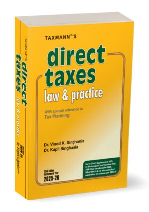 CA Final Direct Taxes Law By Vinod K Singhania May 2025 Exam