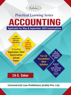 Padhuka CA Foundation Accounting By G. Sekar May 25