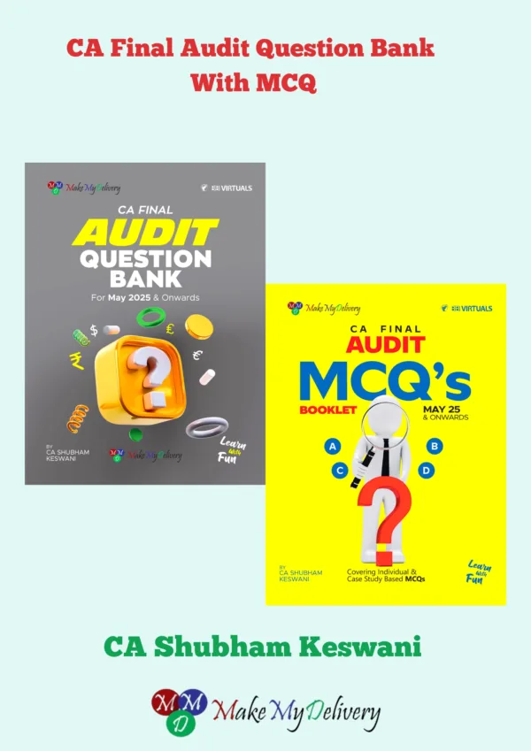 CA Final Audit Question Bank With MCQ CA Shubham Keswani May 25 Exam