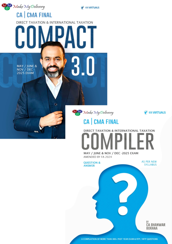 CA Final Compact & Q/A Compiler Direct Tax New Scheme May 25