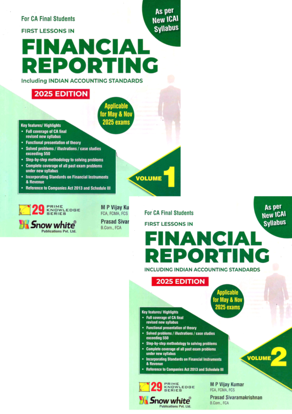 CA Final Financial Reporting By M.P. Vijay Kumar May 2025 Exam