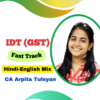 CA Inter IDT Fast Track By CA Arpita S. Tulsyan May 25