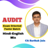 CA Final New Scheme Audit Faster Batch New By CA Sarthak Jain