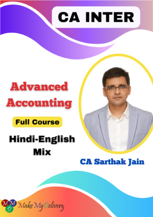 Video Lecture CA Inter Advanced Accounting New Syllabus Sarthak Jain